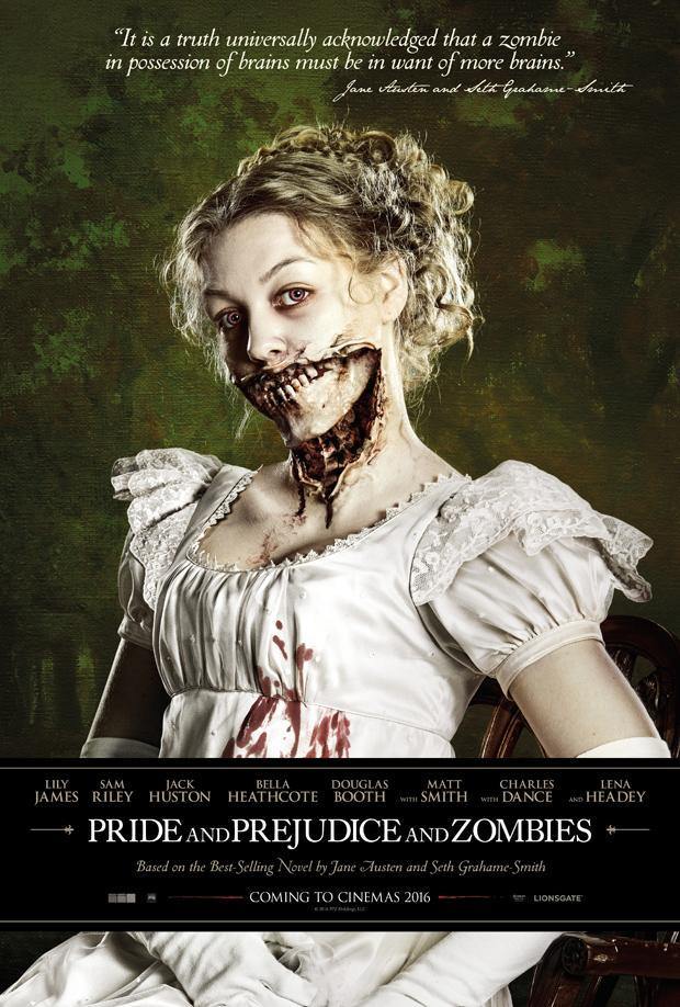 Lanzamiento de tráiler de Pride & Prejudice & Zombies - Jane Austen  articles and blog