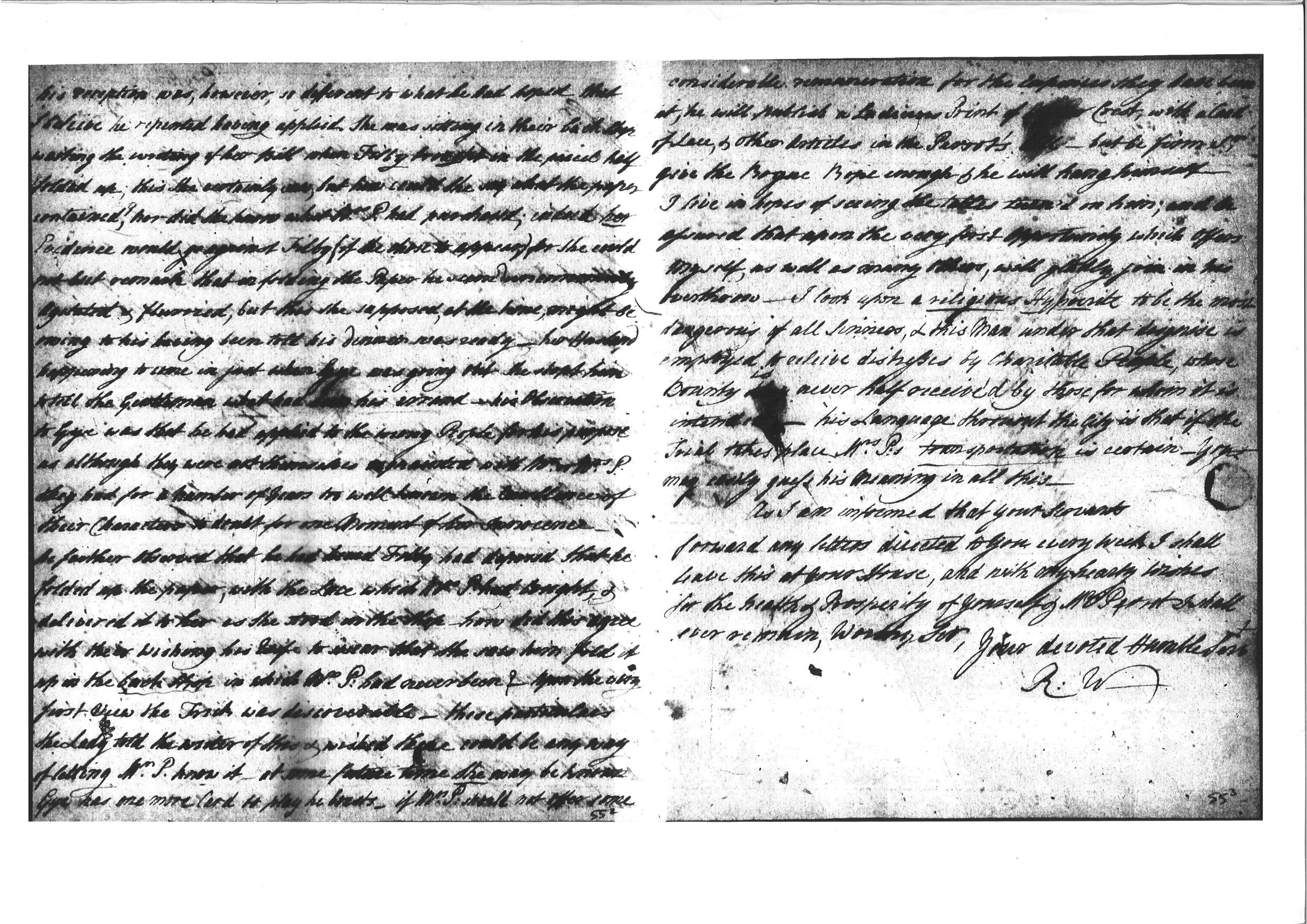 An enlightening letter regarding the Leigh Perrot shoplifting case - JaneAusten.co.uk