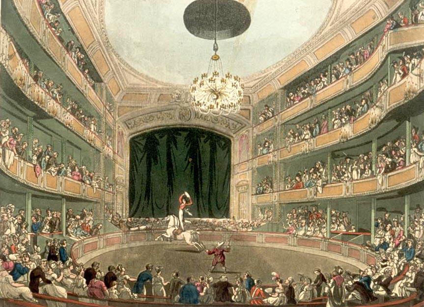 The Microcosm of London: Astley's Amphitheatre - JaneAusten.co.uk