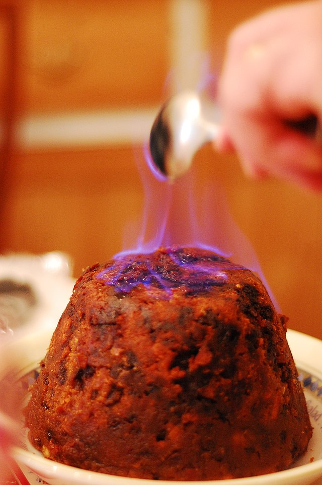 Christmas Pudding with Flaming Rum.jpg