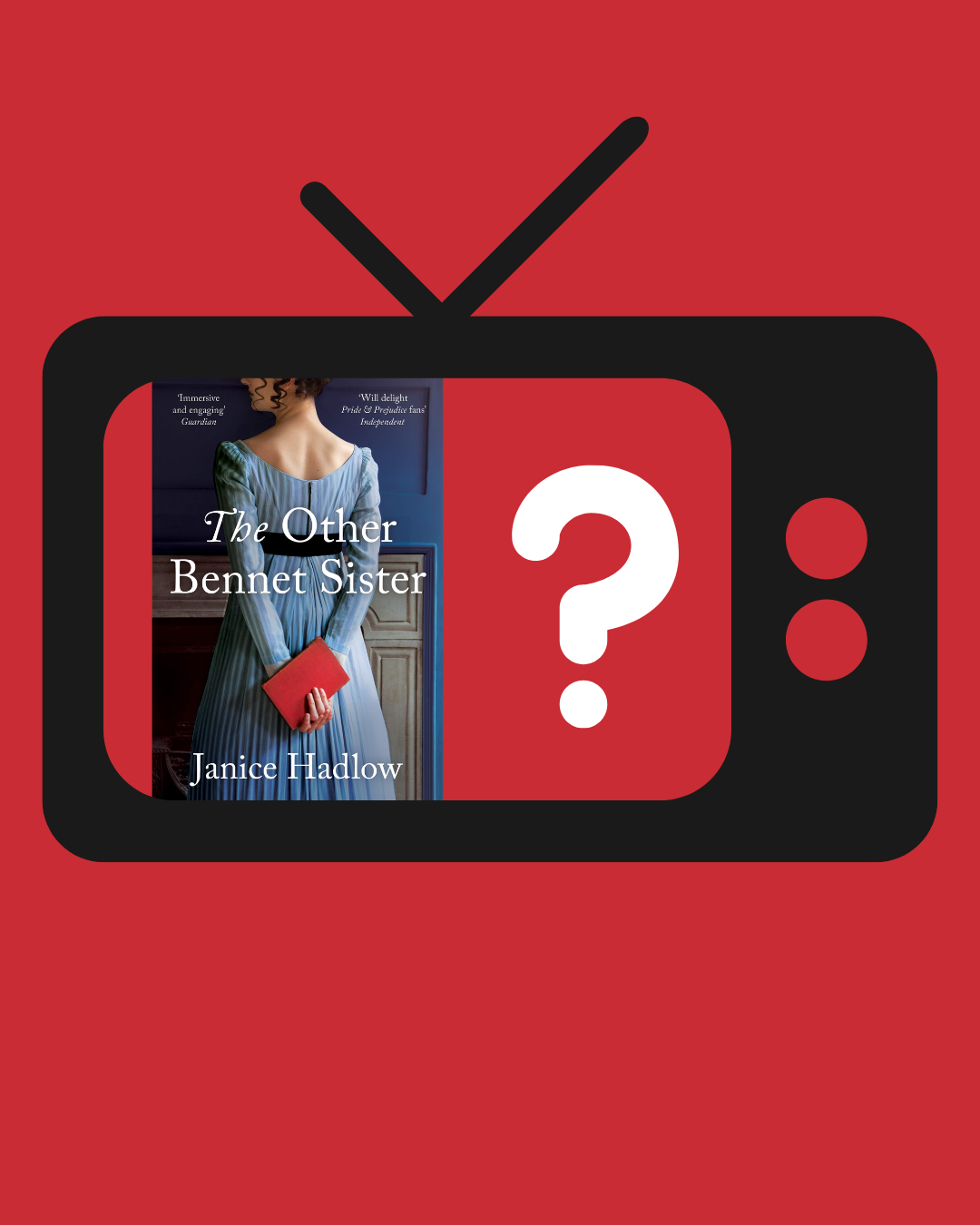 The Other Bennet sister cover inside retro TV