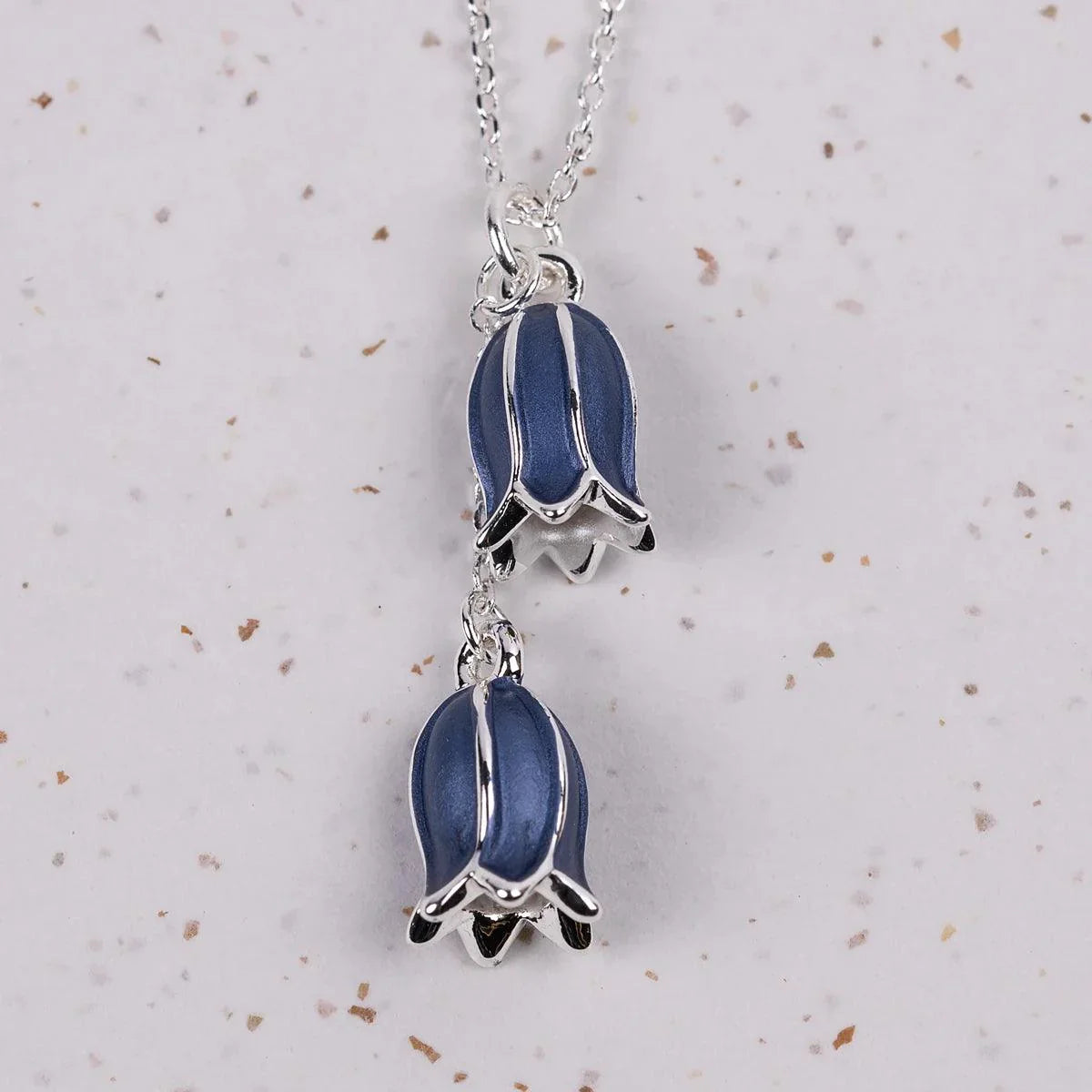 Hartfield Handcrafted Bluebell Necklace - JaneAusten.co.uk
