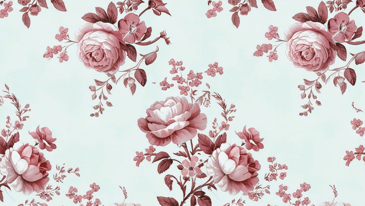 Pink flowers for Valentines Day