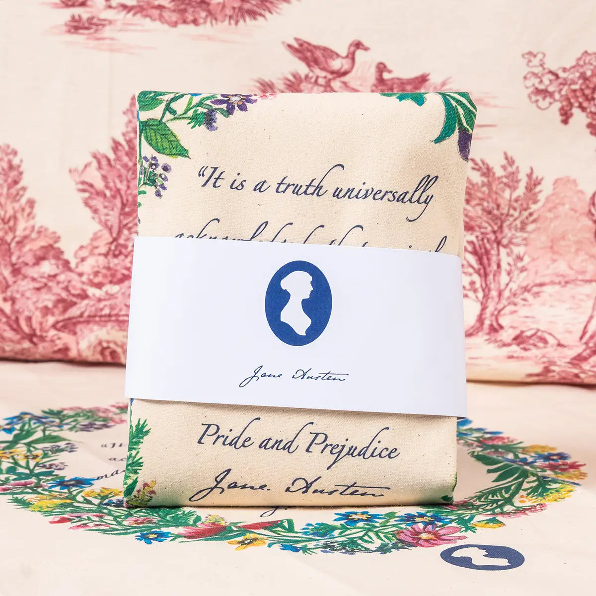 Pride and Prejudice Floral Tote Bag