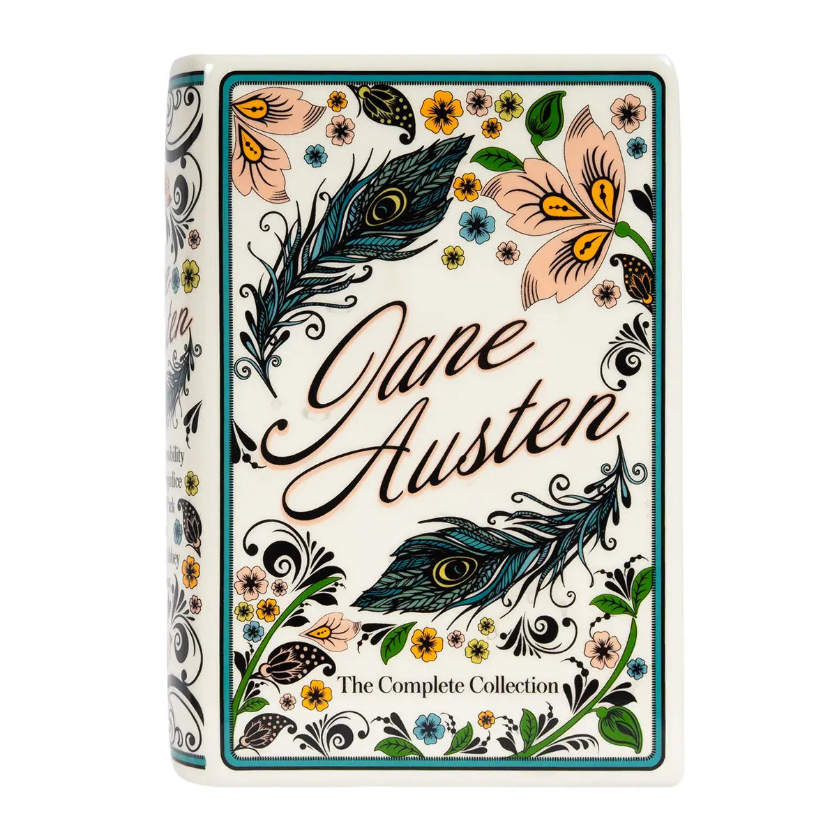Jane Austen Large Book Vase