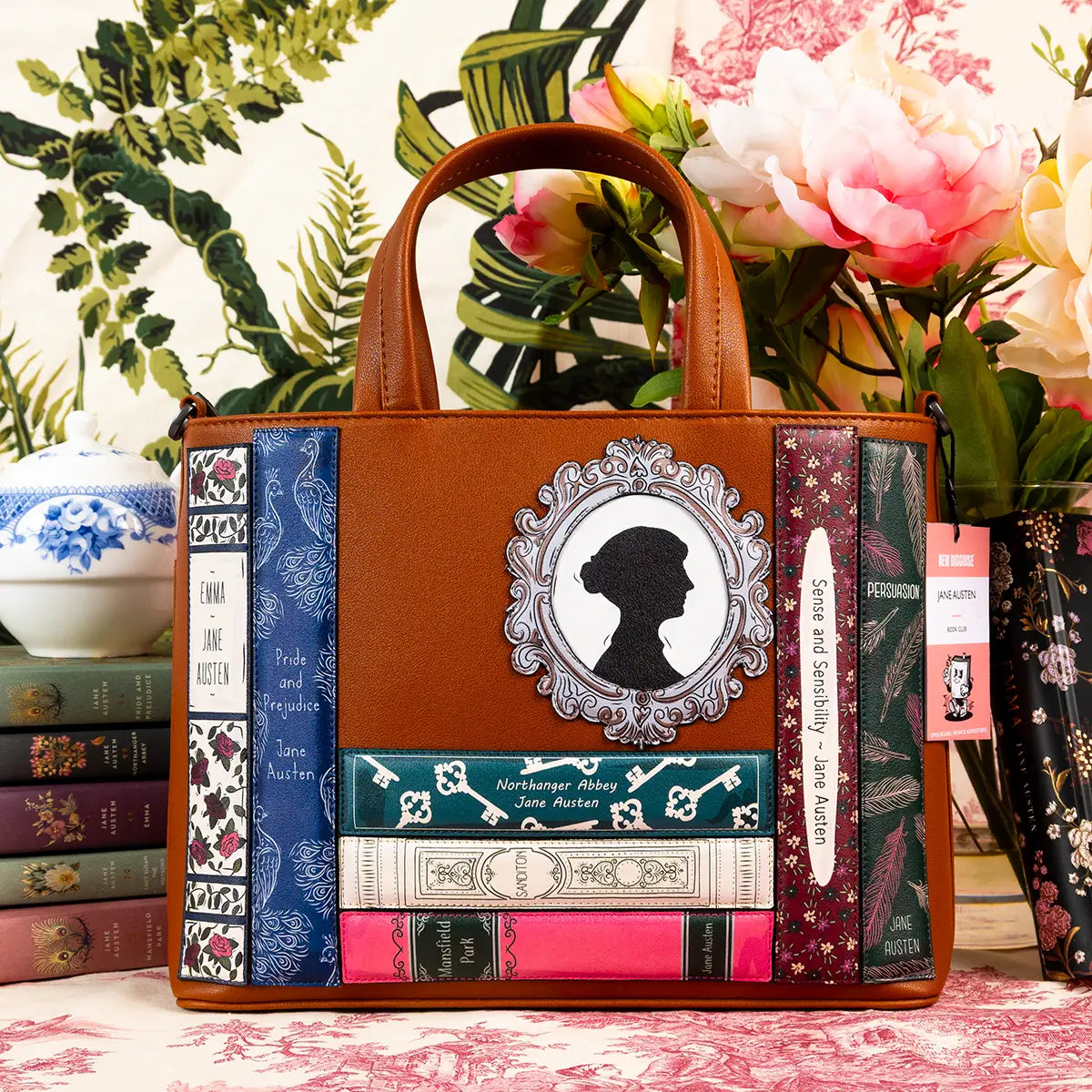 Jane Austen Book Club Multiway Grab Bag Tan