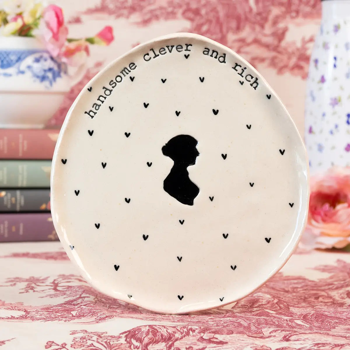 Jane Austen Handsome, Clever and Rich Plate