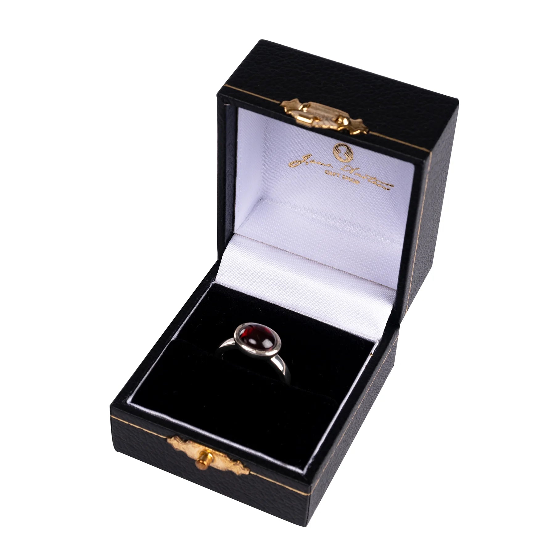 Elizabeth Bennet Silver Ring in ring box