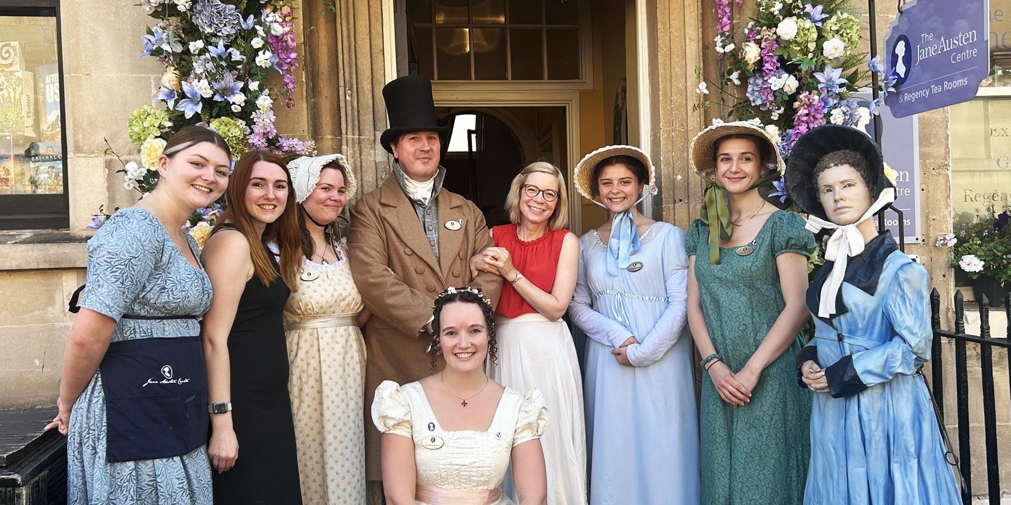 Lucy Worsley at the Jane Austen Centre 2023