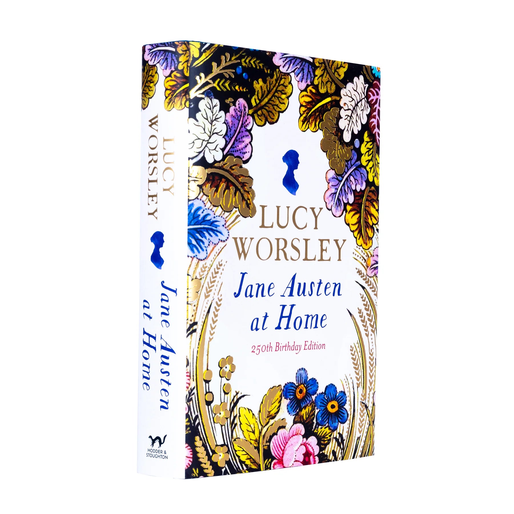 250th anniversary edition Book by Lucy Worsley book and spine with Flowers