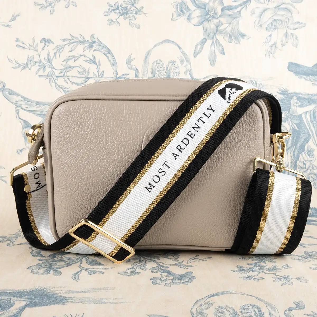 Jane Austen Customisable Leather Bag in Biscuit