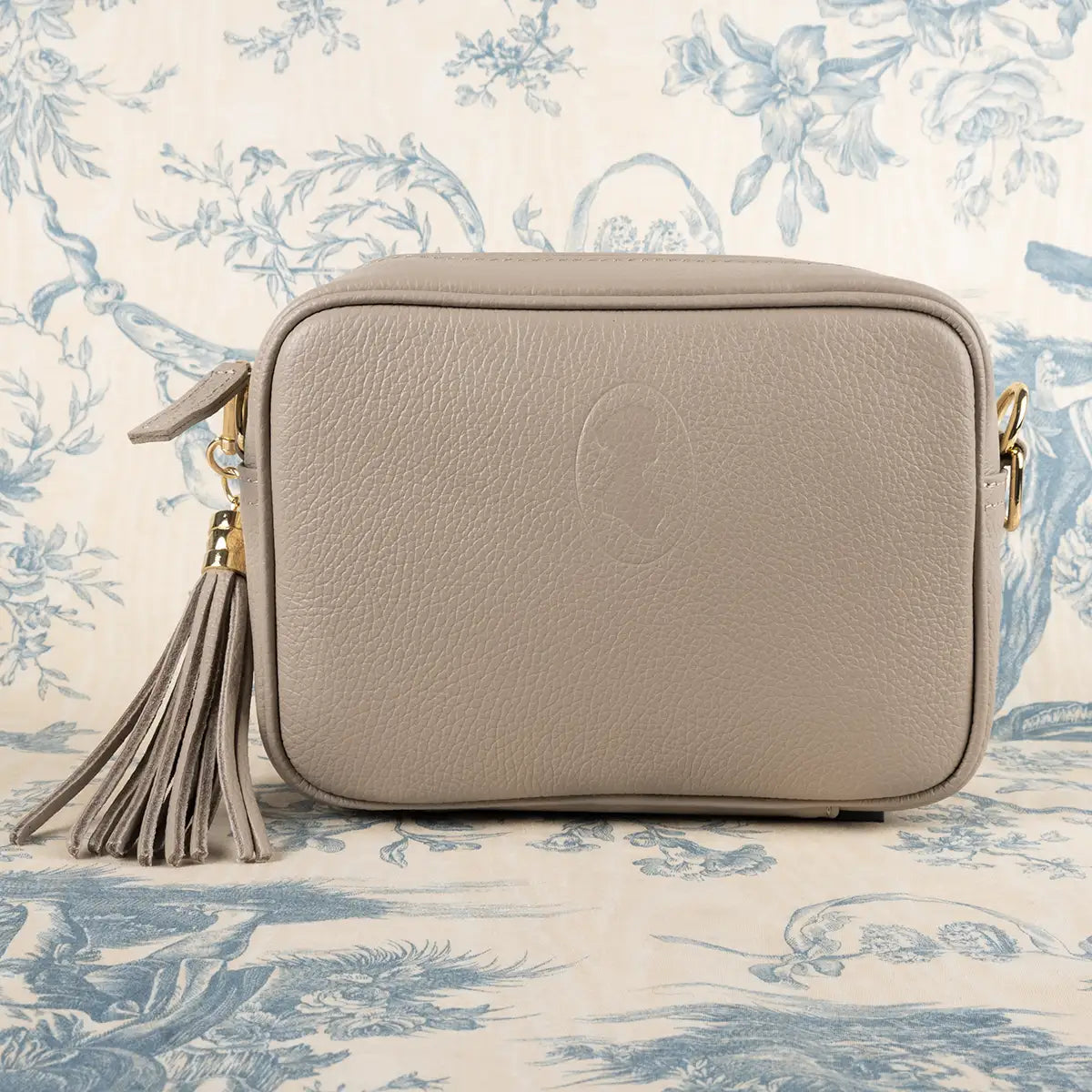 Jane Austen Customisable Leather Bag in Biscuit