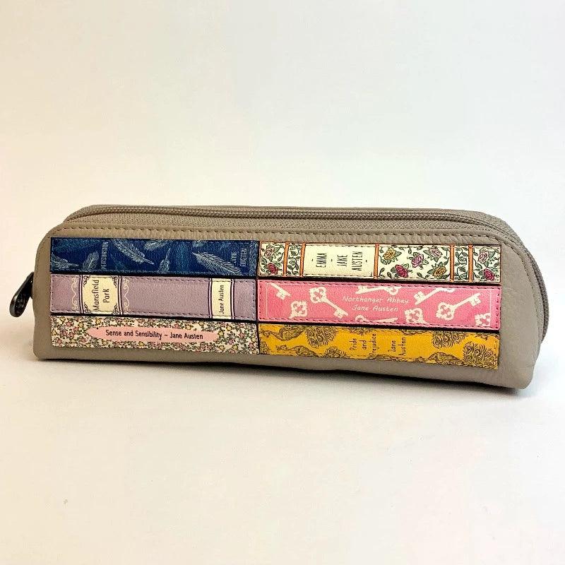 Copy of Jane Austen Pencil Case in Warm Grey - Books Design