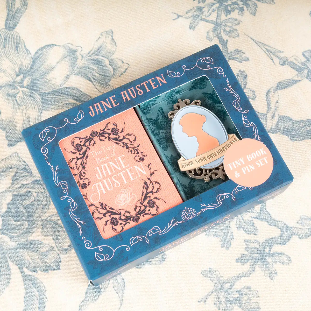 Jane Austen Tiny Book and Pin Set