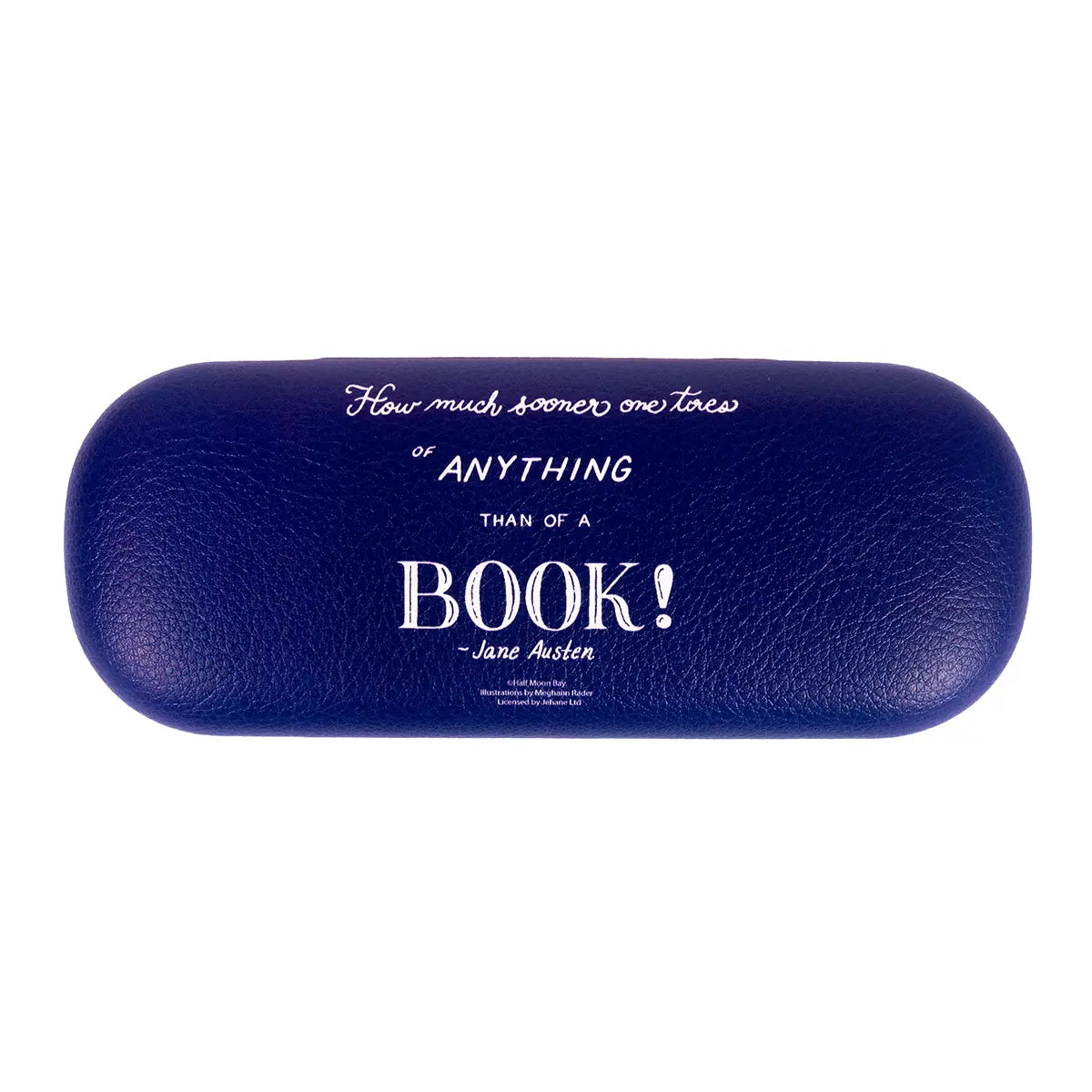 Jane Austen Quote Glasses Case
