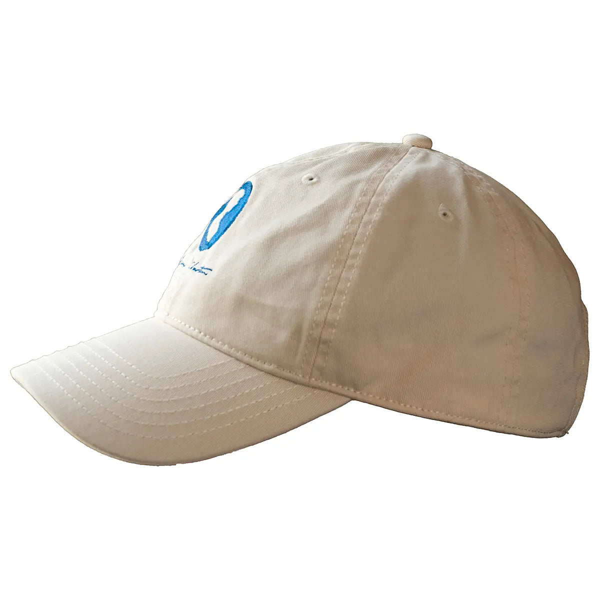 Side shot of Jane Austen Silhouette baseball cap