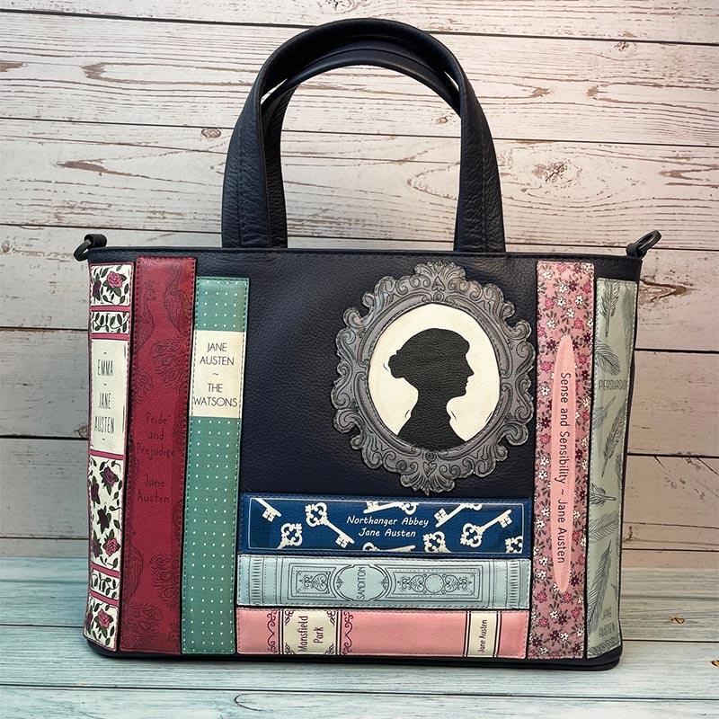 Jane Austen Multiway Bag - Books Design Handbag