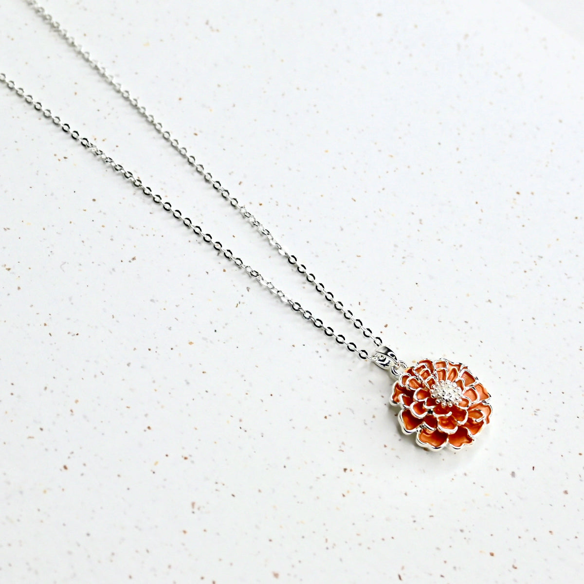 Marigold necklace.