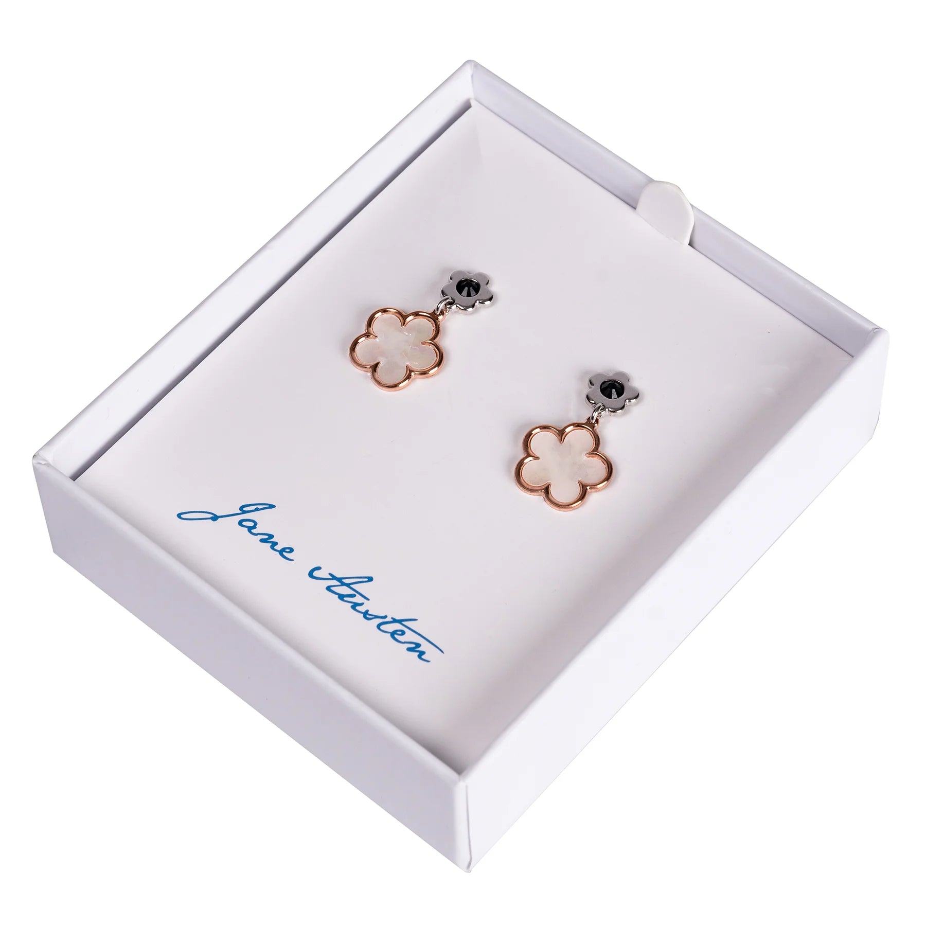 Moeder van parel Flower oorbellen