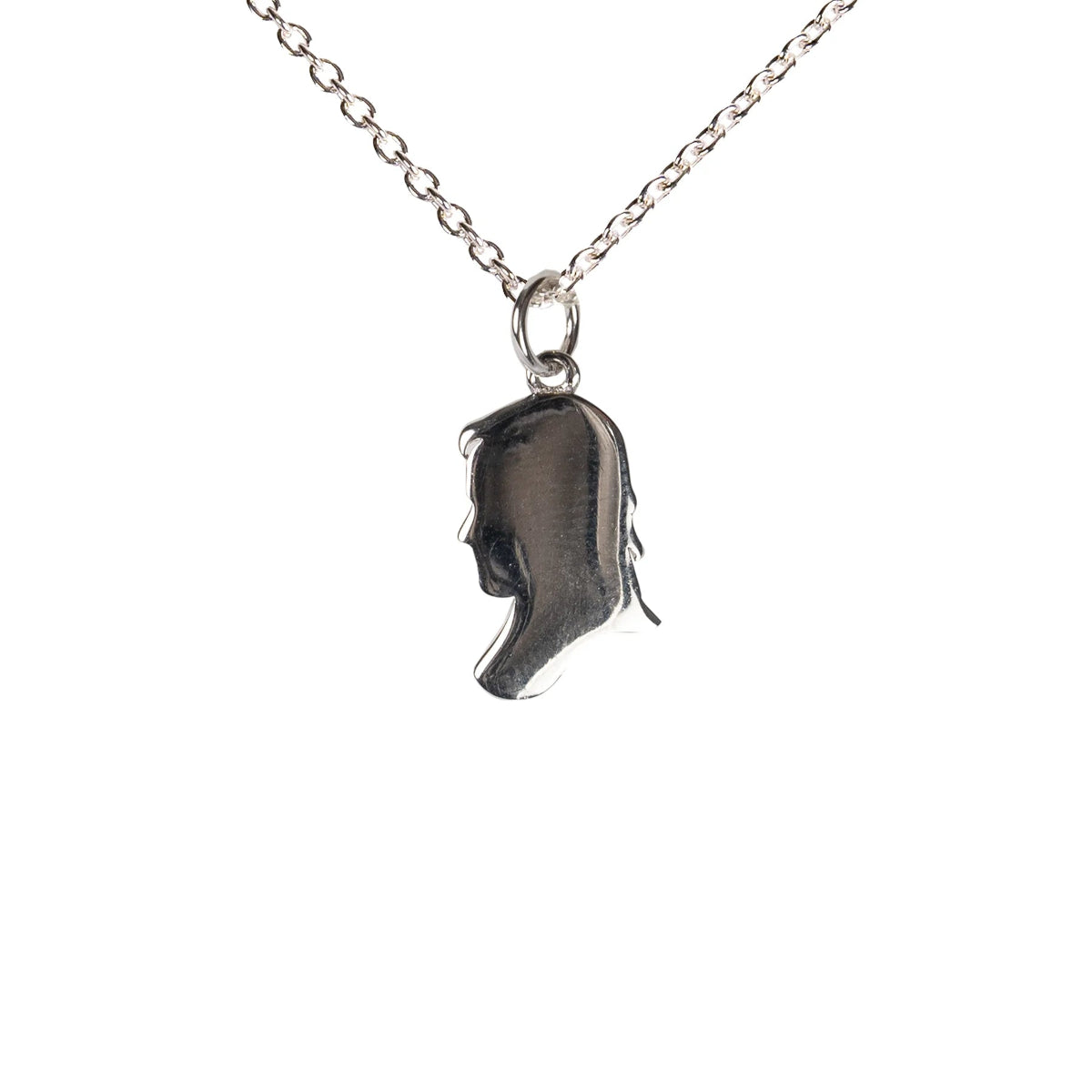 Mr Darcy silhouette, smooth surface showing.