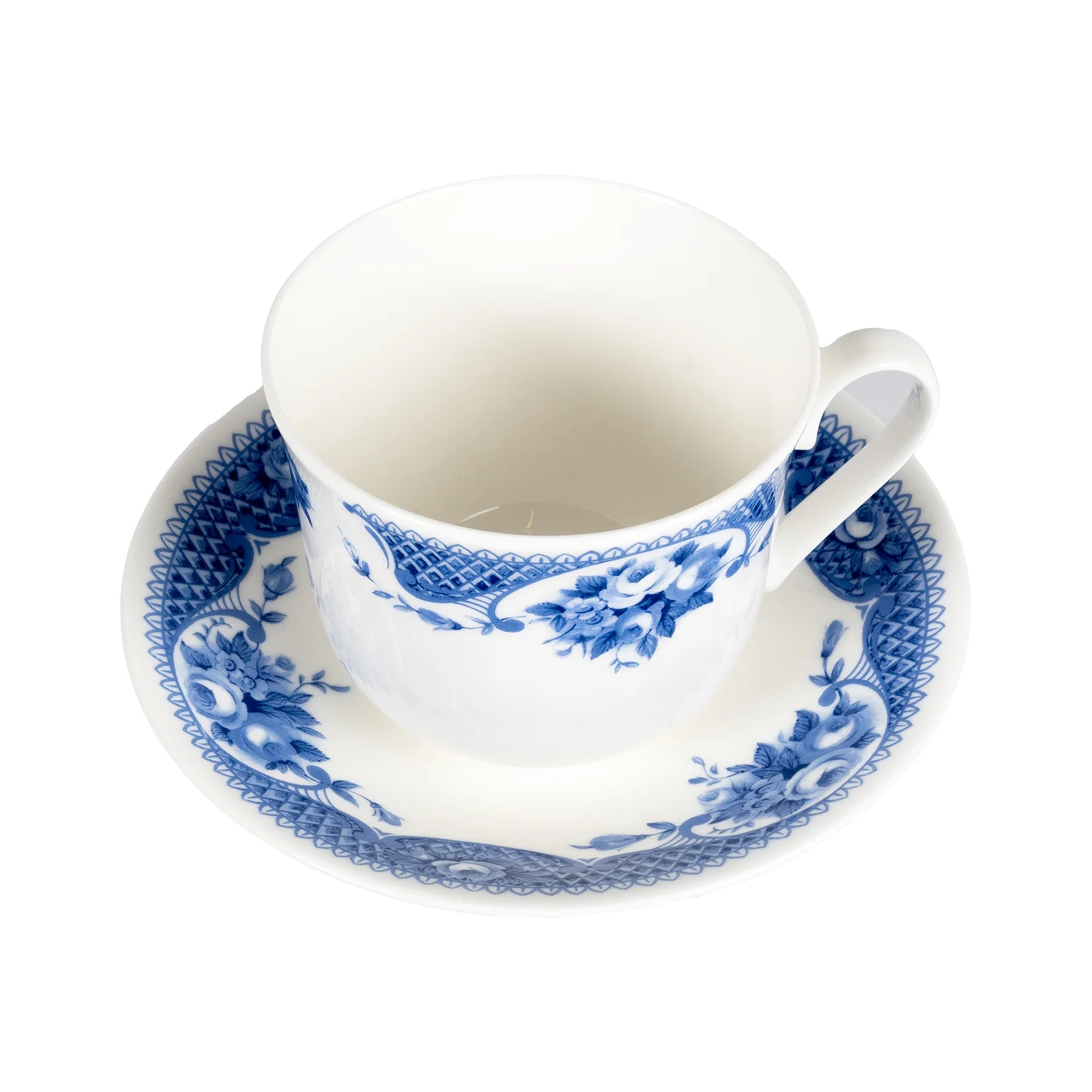 Netherfield Bone China extra grote theekopje en schotel