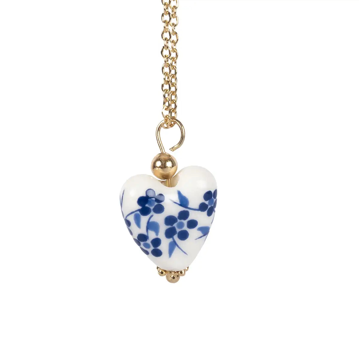 Porcelain Print Pendant Necklace