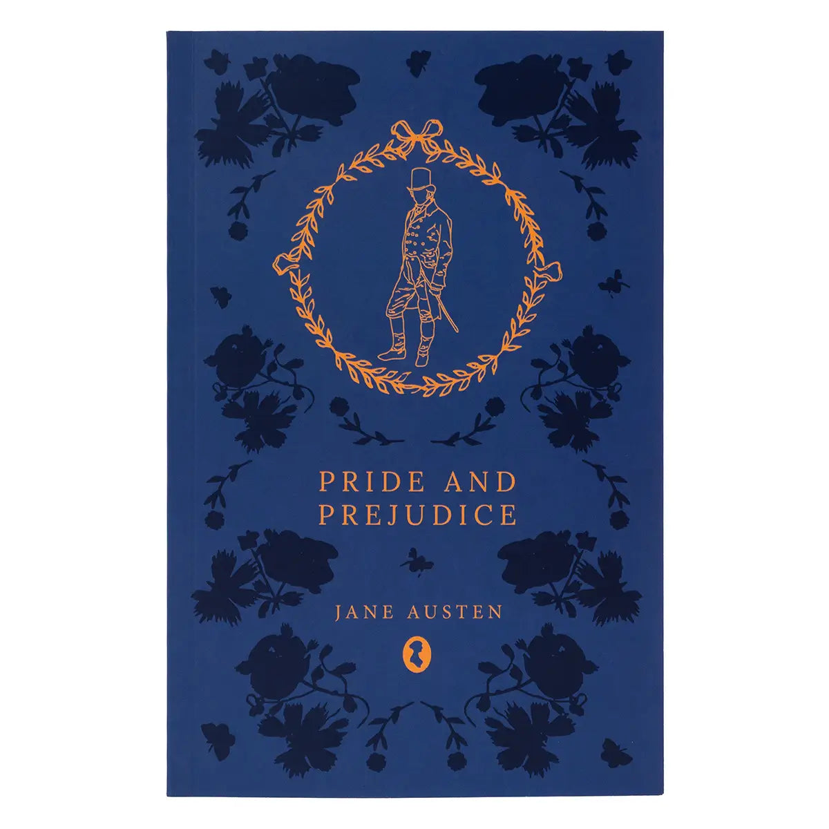 Front cover of the Jane Austen Centre edition of Pride and Prejudice by Jane Austen against a white background