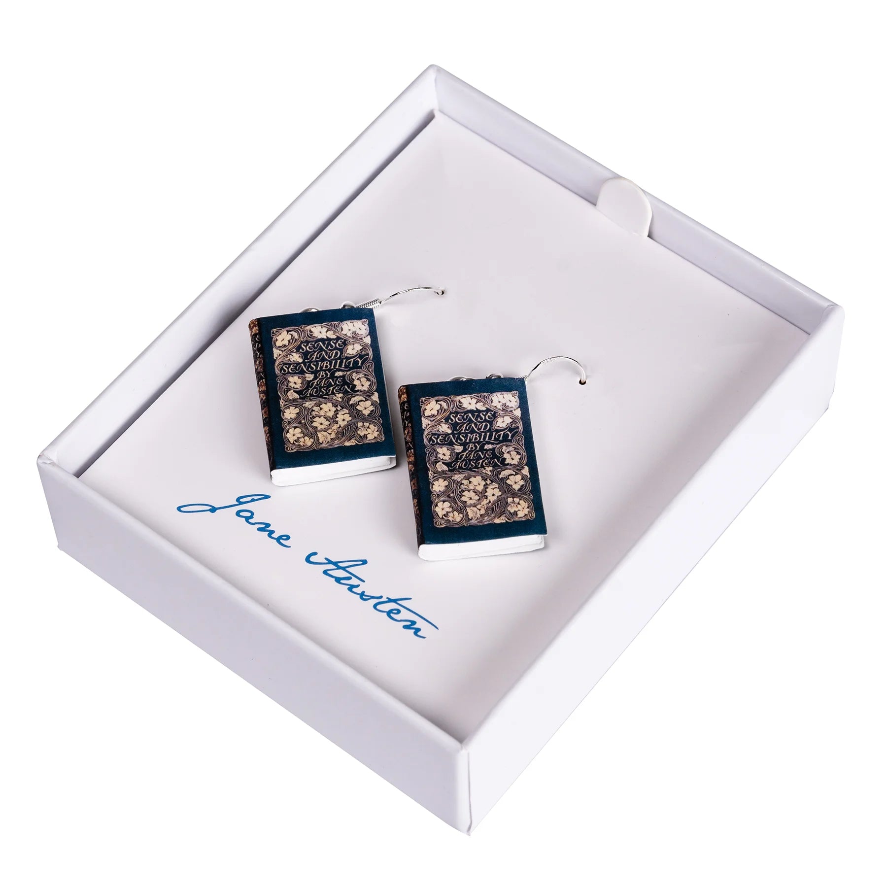 Sense and Sensibility Boucles d'oreilles de couverture de livre