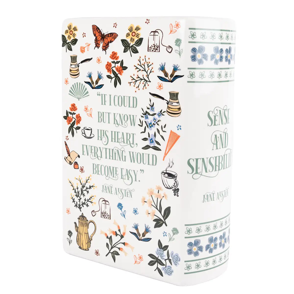 Back cover, white background