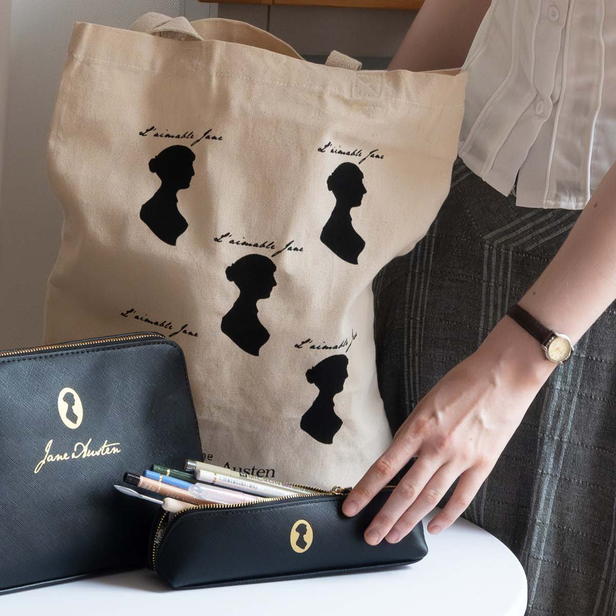 Jane Austen Signature Pencil Case