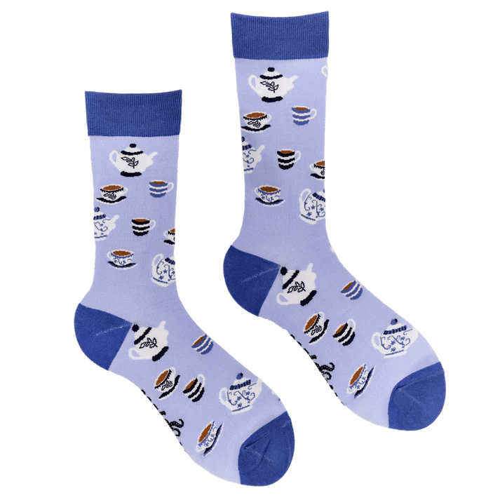 Crafted with comfort in mind, these socks offer a cozy fit that's perfect for your tea time relaxation.