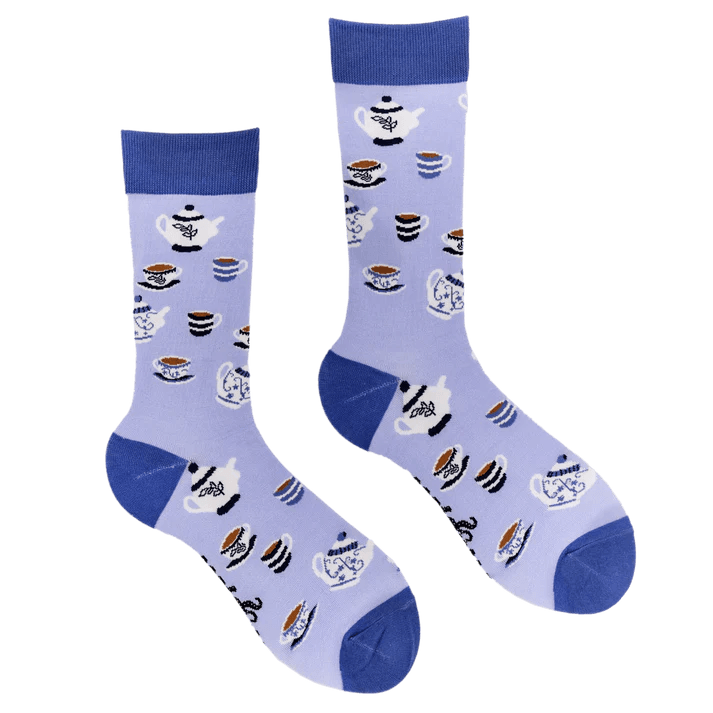 Crafted with comfort in mind, these socks offer a cozy fit that's perfect for your tea time relaxation. 