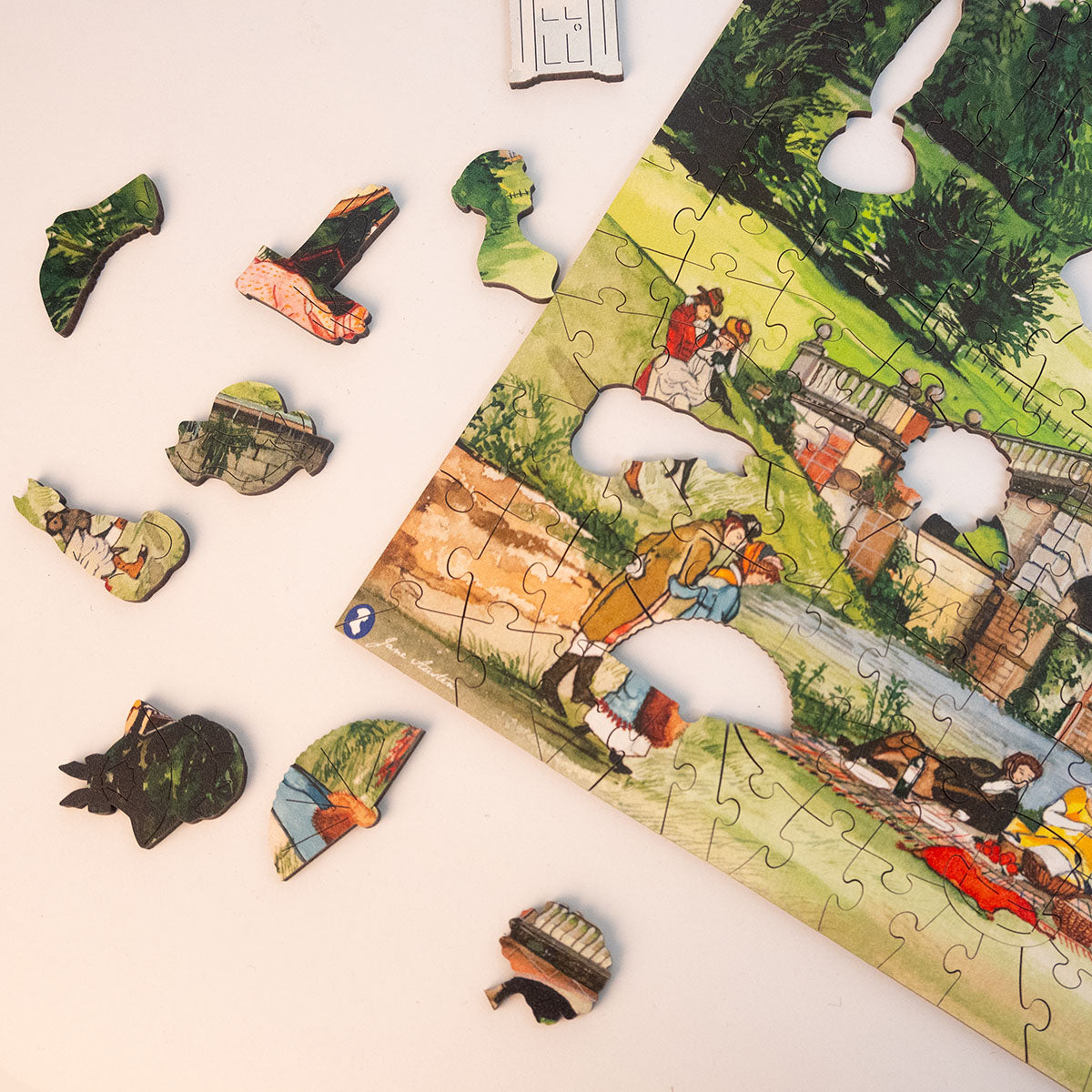'Ein Regency-Picknick' 250-teiliges Holz-Puzzle-Puzzle