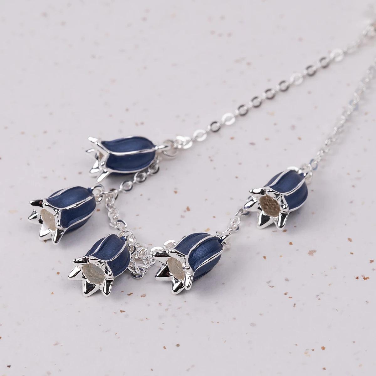 Hartfield Handcrafted Bluebell Bracelet - JaneAusten.co.uk