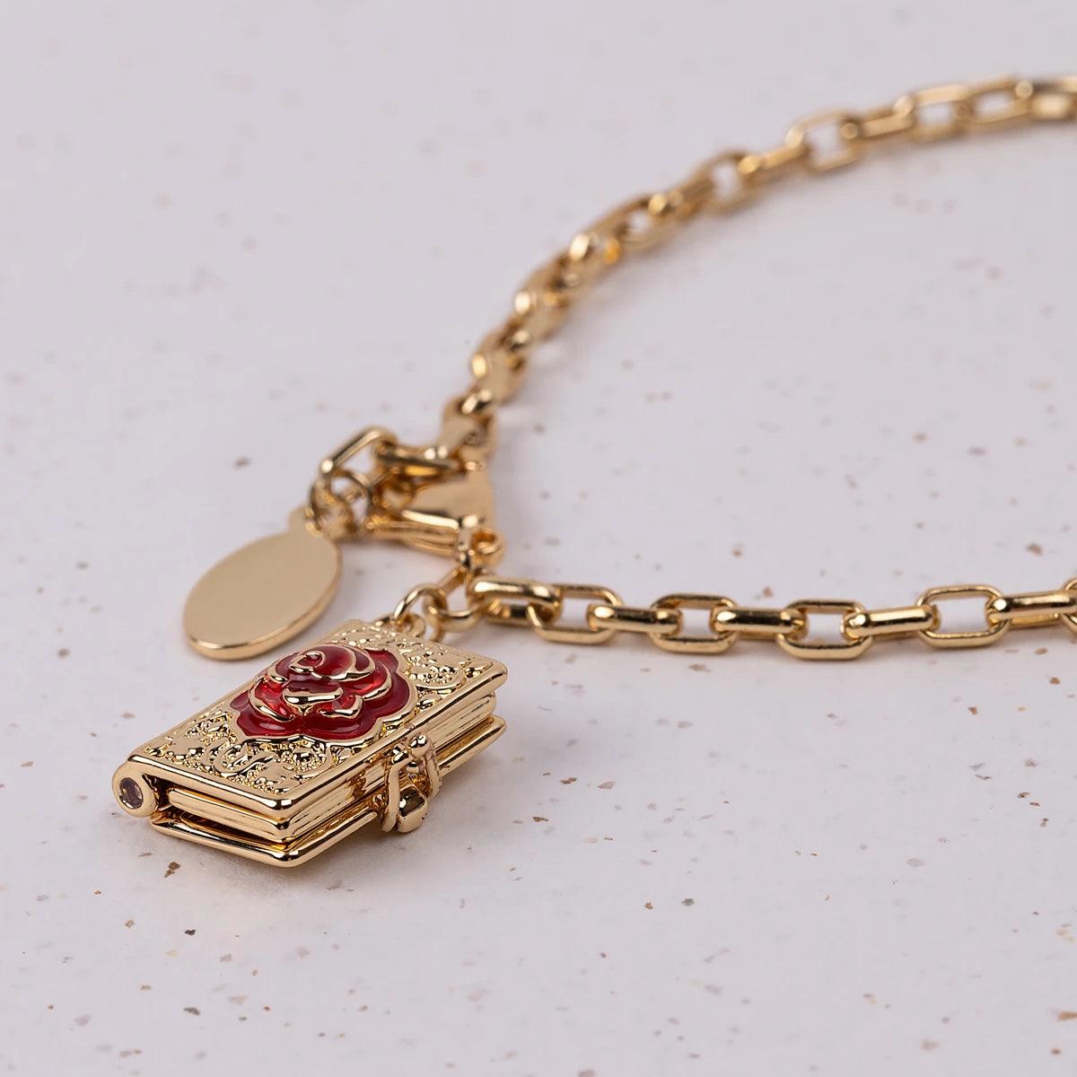 Rose Bud Locket Bracelet - JaneAusten.co.uk