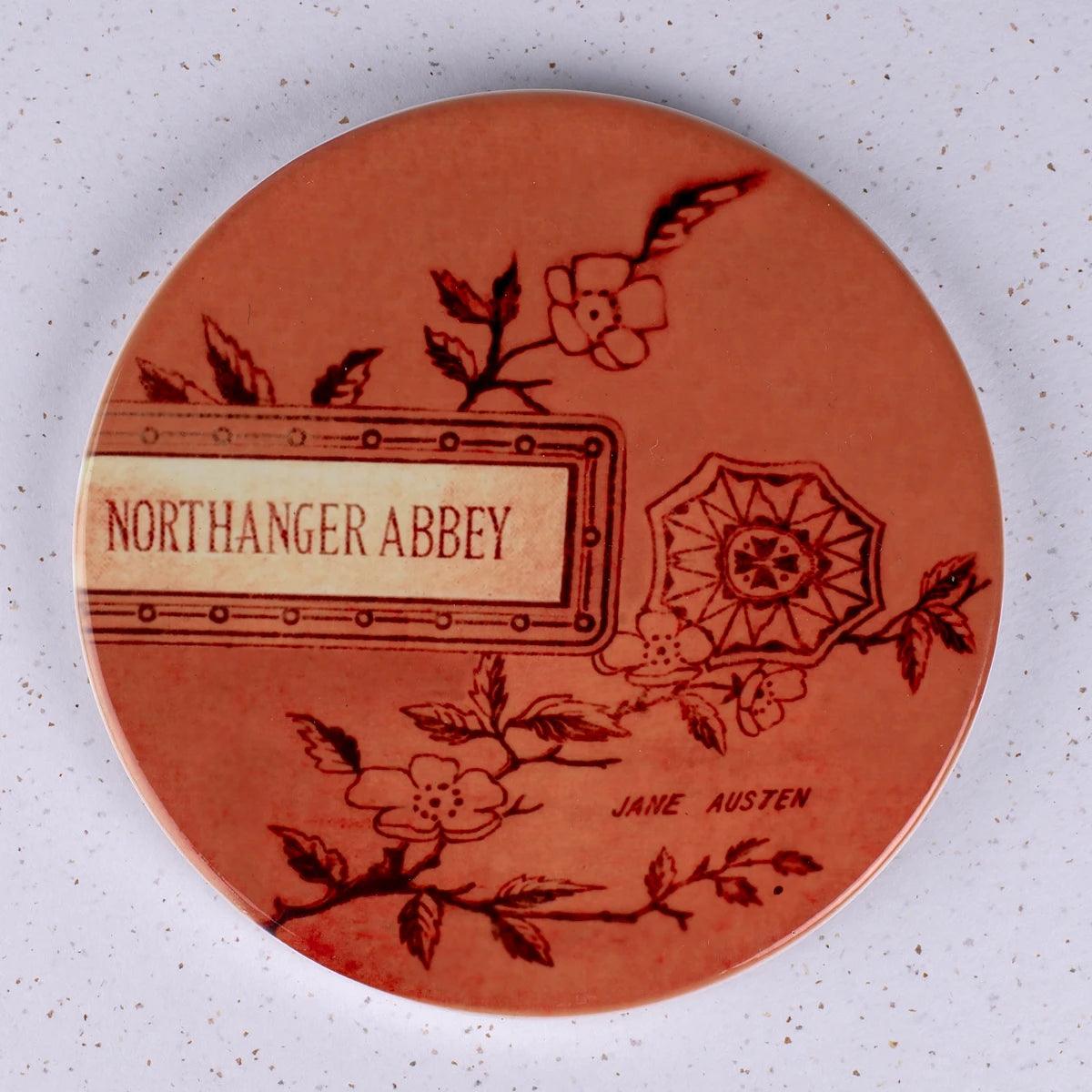 Jane Austen Northanger Abbey Coaster - JaneAusten.co.uk