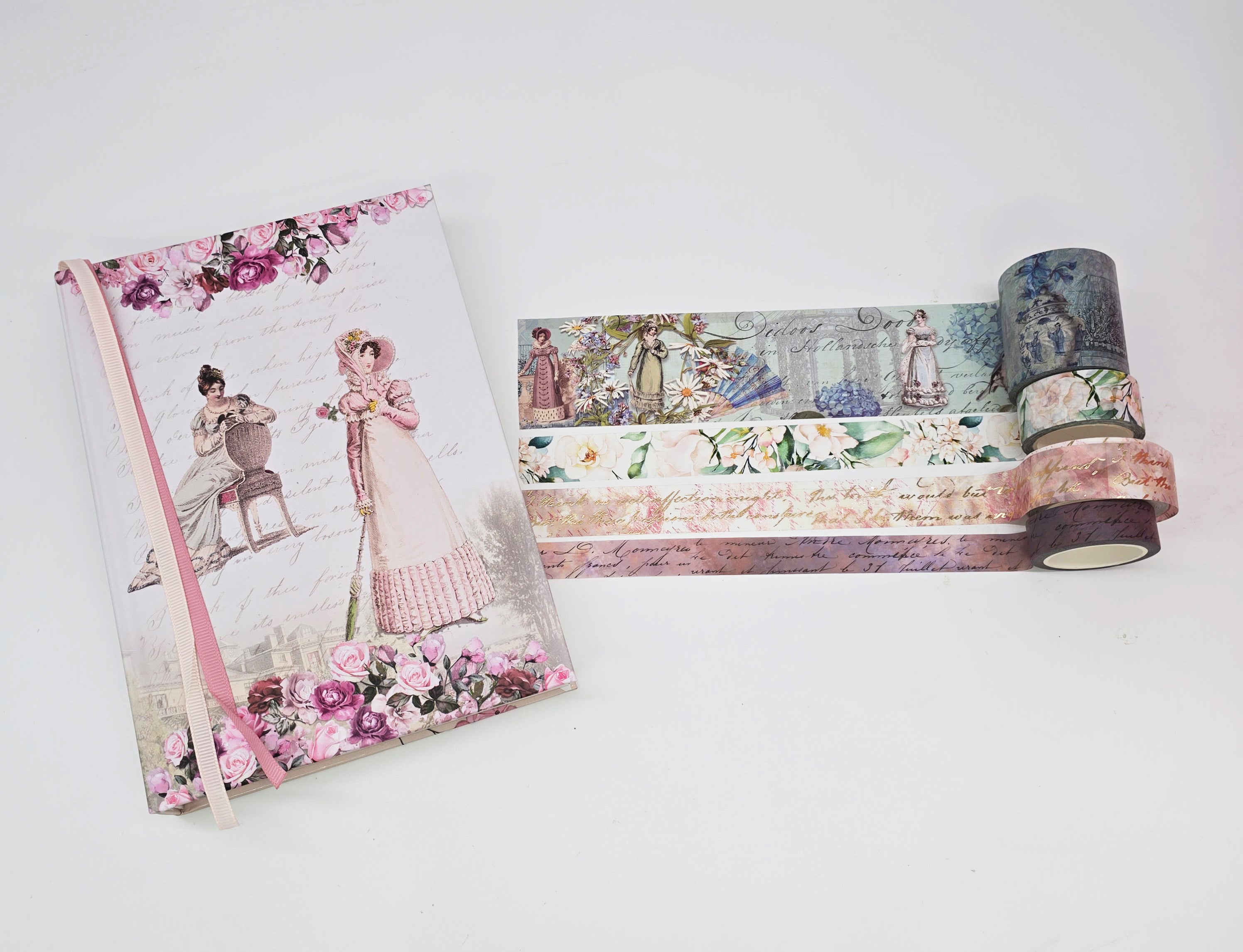 Scrapbook Jane Austen et ensemble de rubans Washi