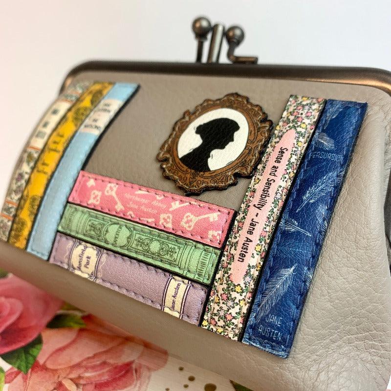 With a book spine design in an array of colours and patterns, our purses are both practical and elegant - ideal for a busy bookworm out and about!