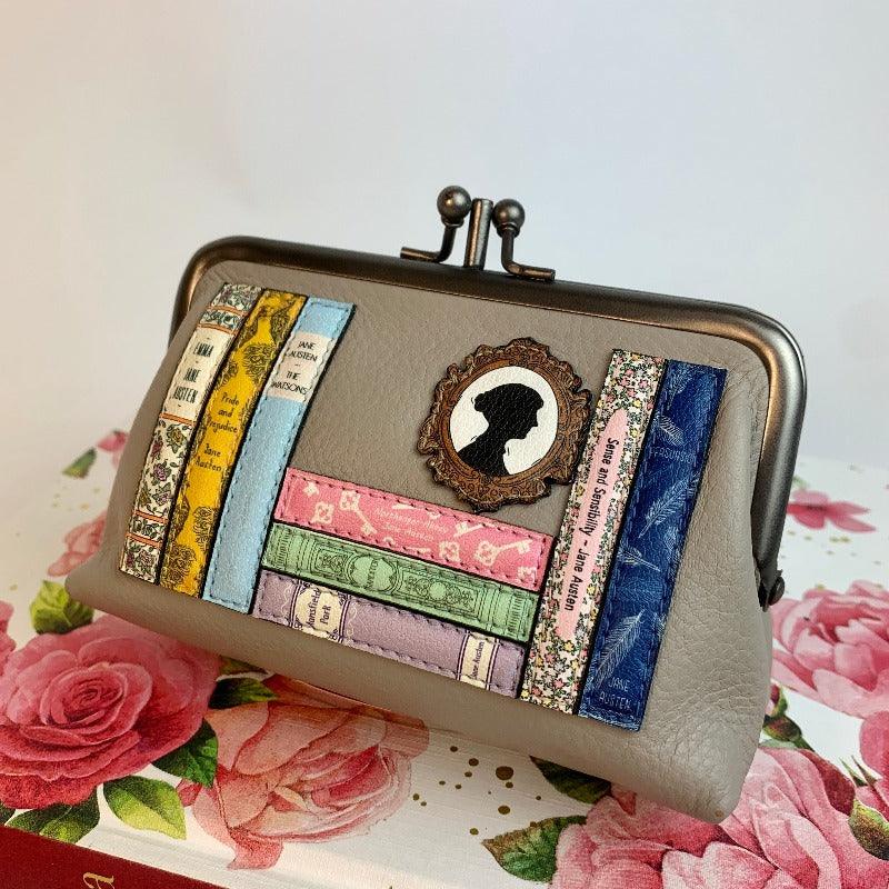 With a book spine design in an array of colours and patterns, our purses are both practical and elegant - ideal for a busy bookworm out and about!