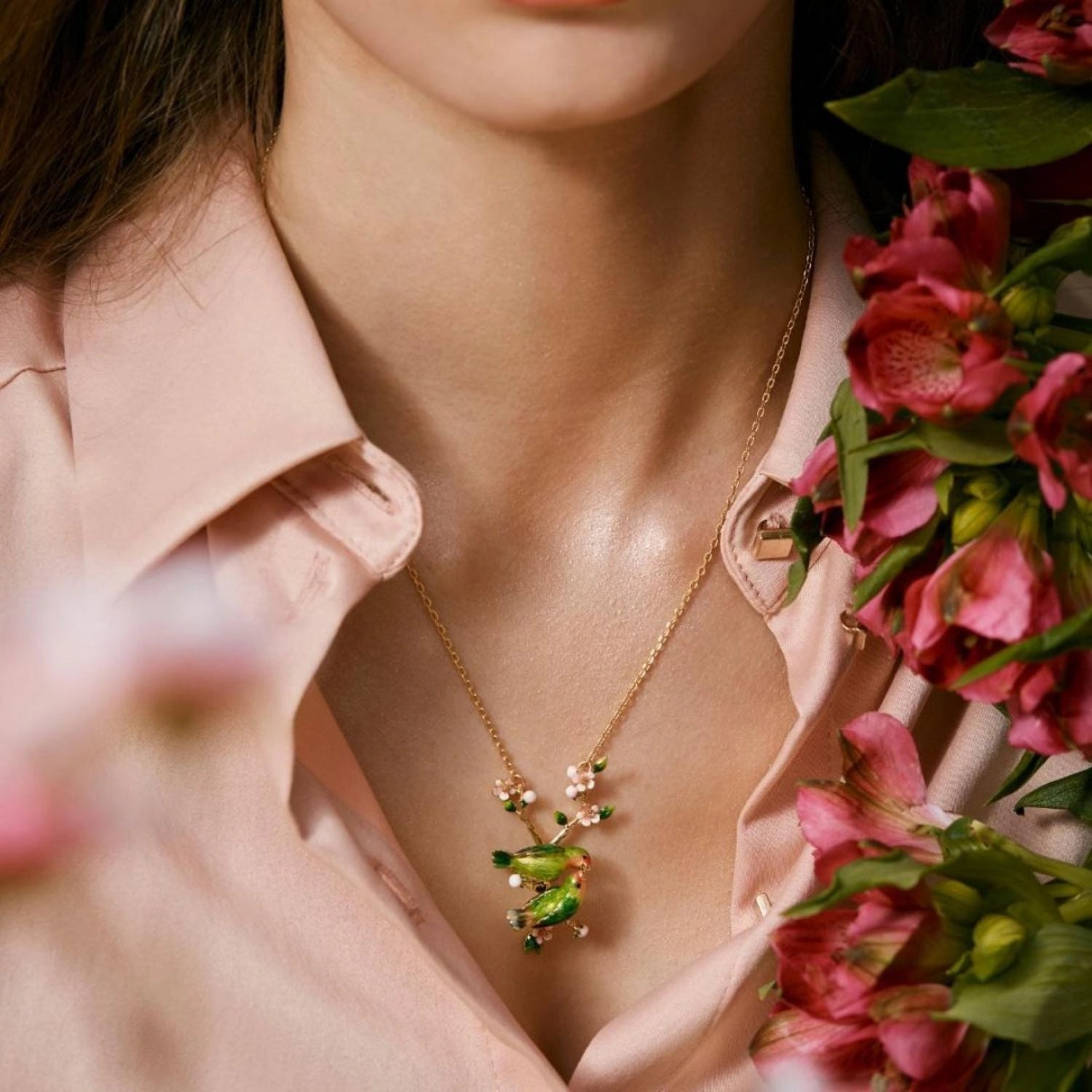 Collier pendentif pourbird