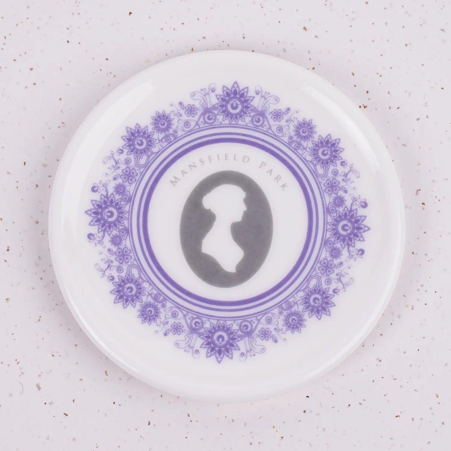 Jane Austen Novels Ceramic Coasters - Set of 6 - JaneAusten.co.uk