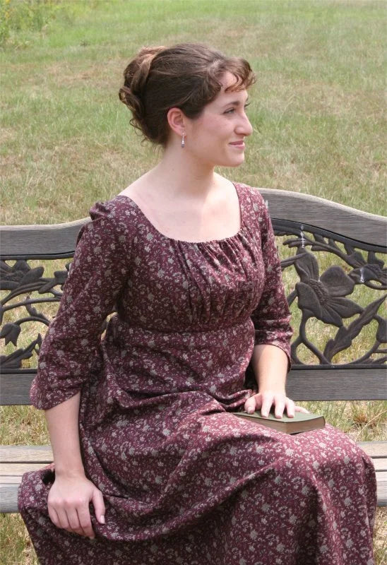 Regency Elegant Lady's Wardrobe Dress Pattern | E-Pattern PDF Download