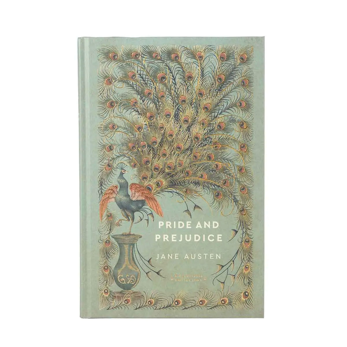 pride and prejudice peacock cover by cranford collection against white background