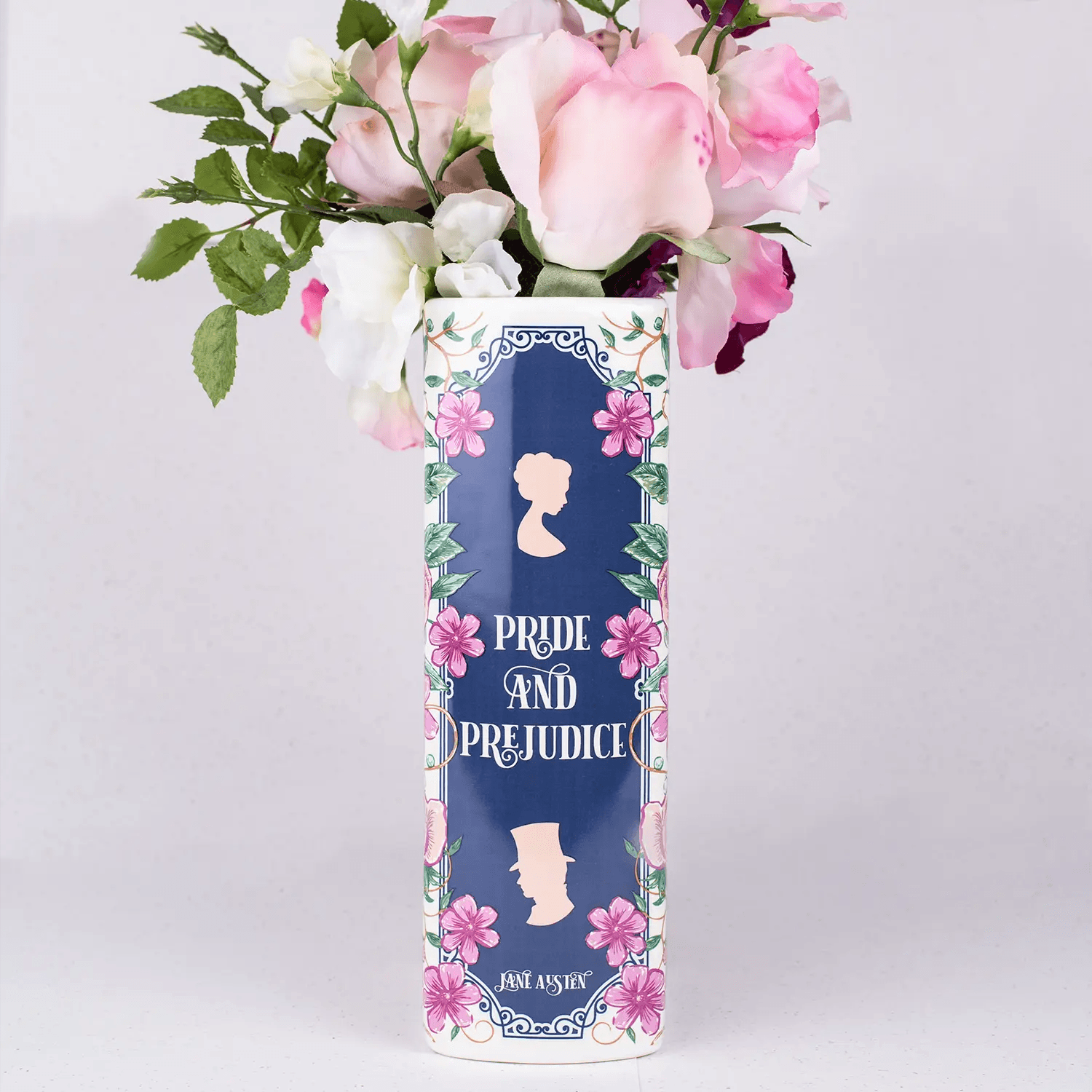 It is a truth universally acknowledged that this gorgeous ceramic book vase is the blossoming addition to your home, that all Jane Austen fans are looking for.