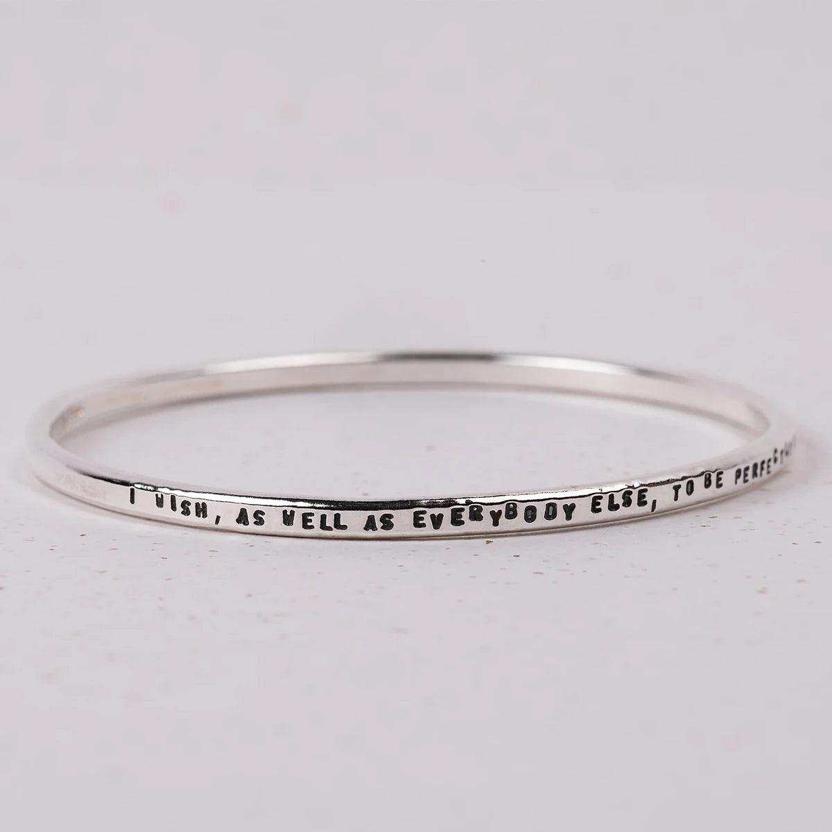 Jane Austen Sense and Sensibility Quote Bracelet - JaneAusten.co.uk