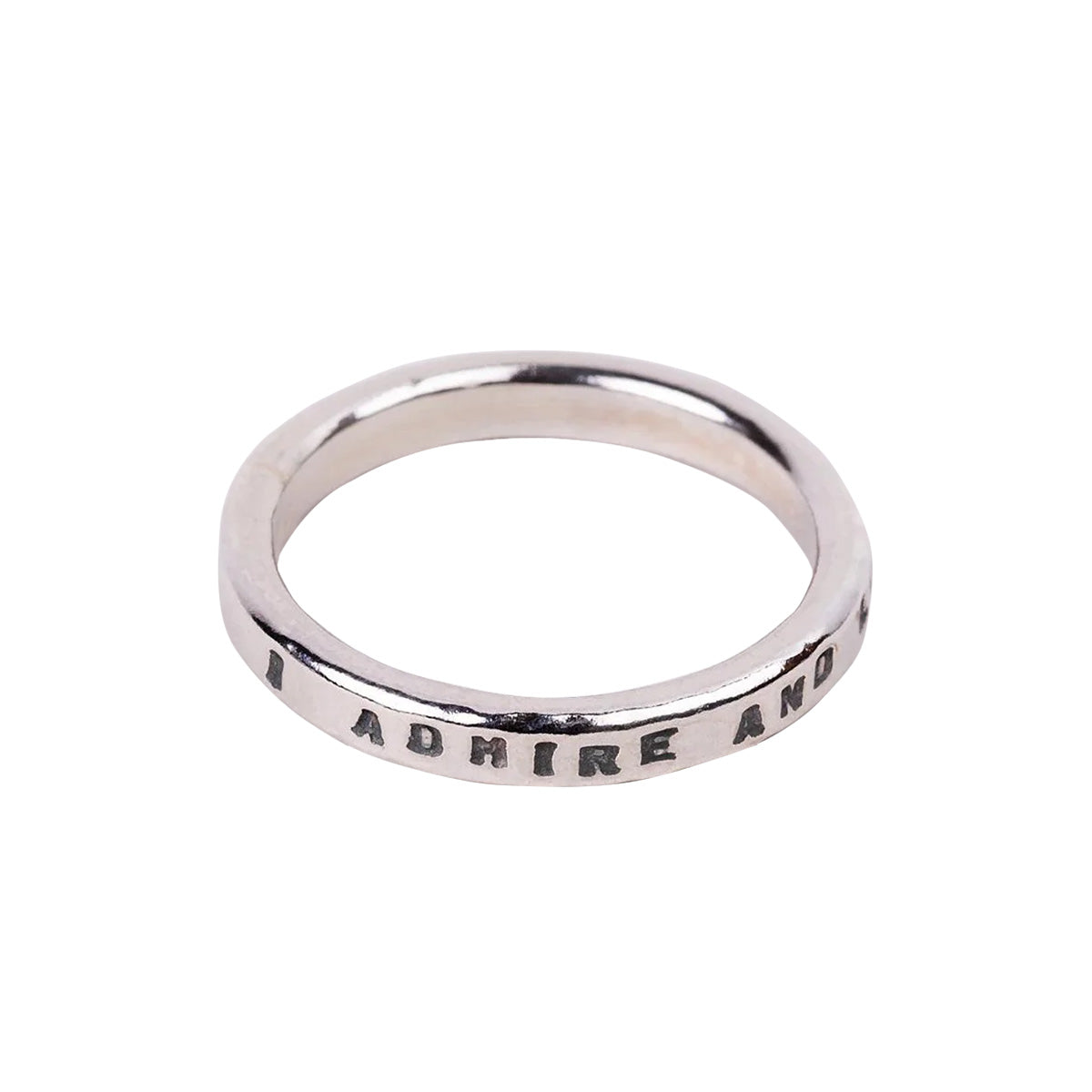 Jane Austen Ring "Mi ammiro e ti amo" Citazione