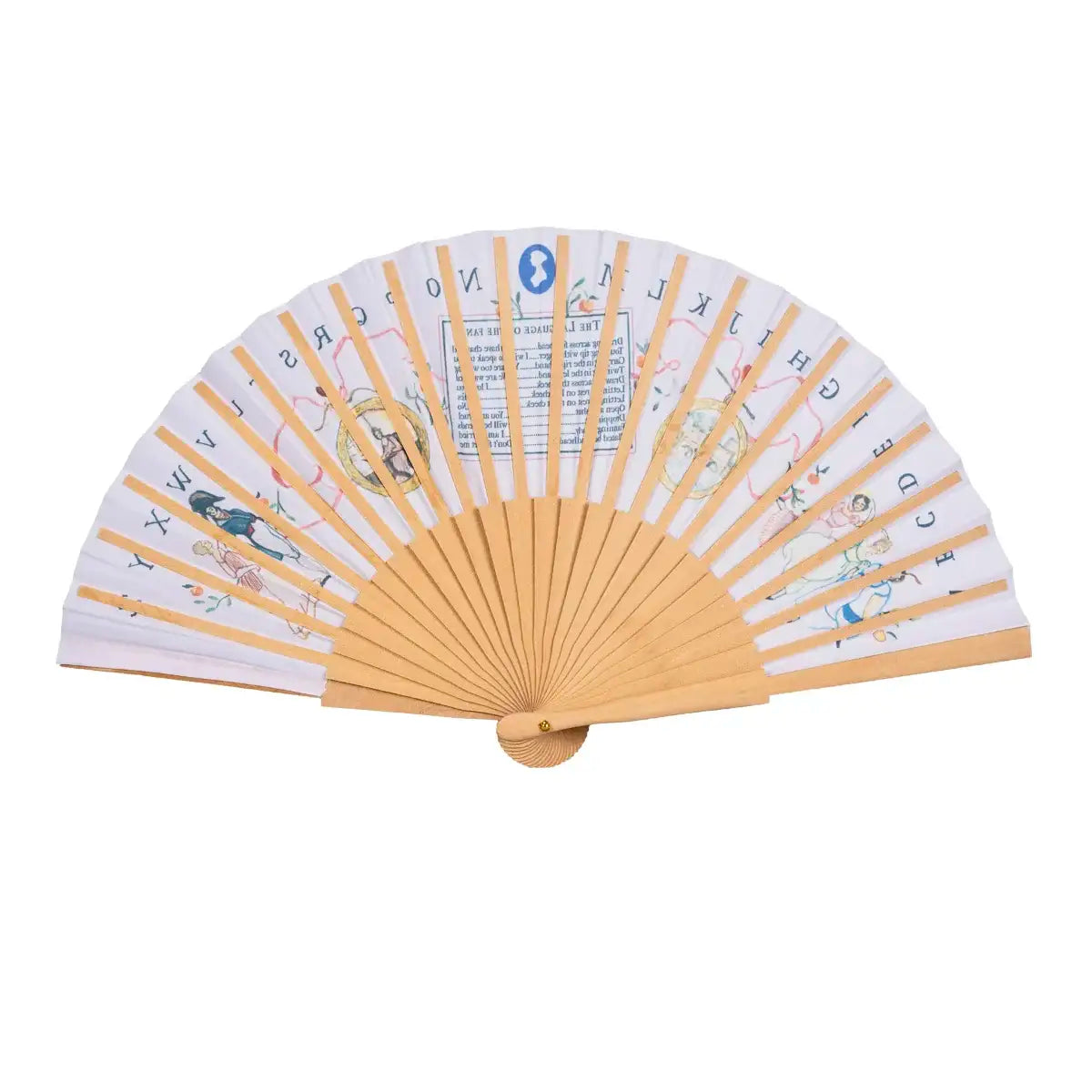 regency fan open from behind