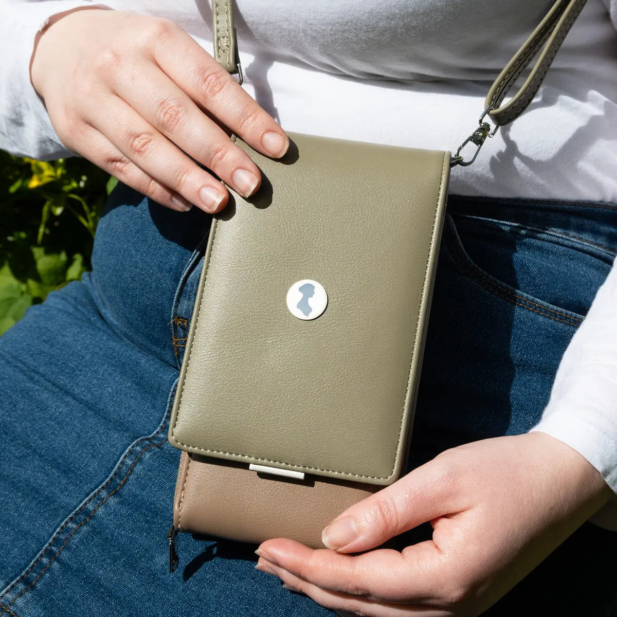 This everyday bag even features a metal etching of Jane Austen's iconic silhouette so you can wear a subtle homage to your favourite author wherever you go.&nbsp;