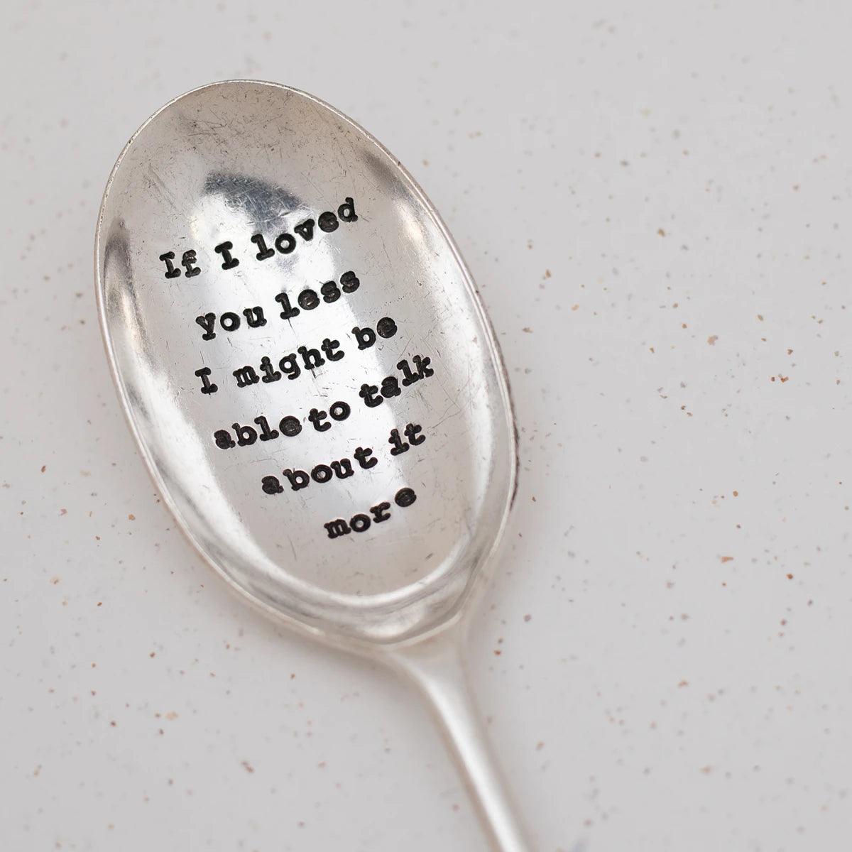 Mr. Knightley Vintage Dessert Spoon - JaneAusten.co.uk