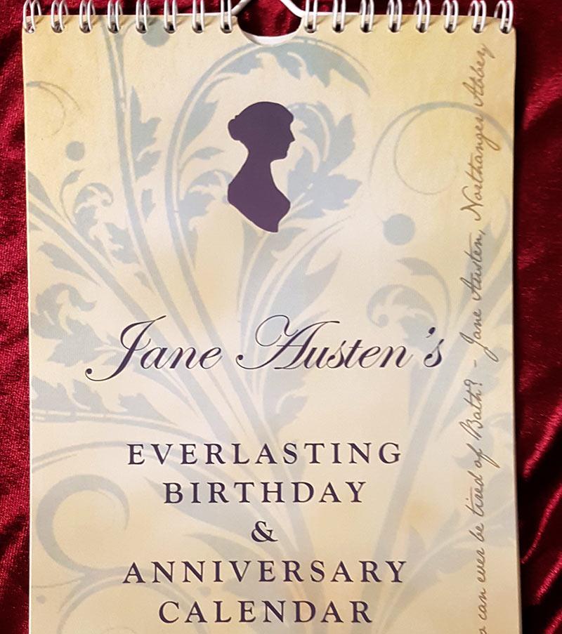 Jane Austen Calendar. Birthday and Anniversary - JaneAusten.co.uk